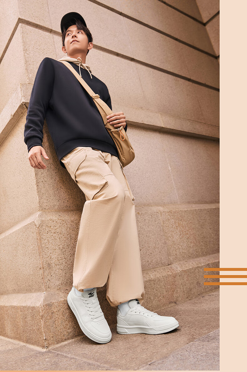 ERKE Women's Casual Autumn Breathable Classic White Sneakers Tianhe 52125101480 10