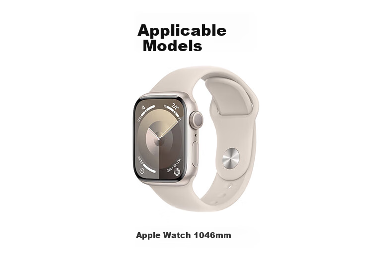 KMaxAI Apple Watch Series 11 Case, Women's Style, Transparent Shell, Shockproof, Slim, Stylish, Diamond-Embedded Hollow Design, ABS+PC Material, Full Edge Protectio 2