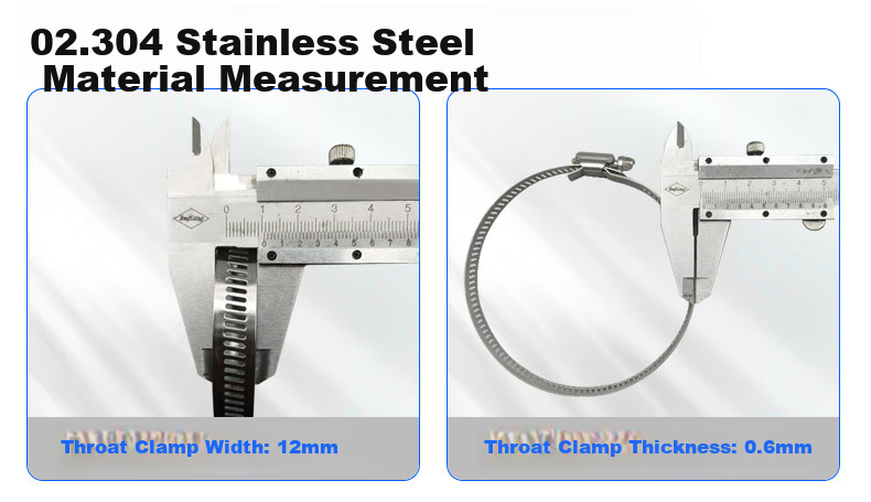 Minhongshi Surveillance Clamp Bracket, Full Steel Clamp, Electrical Pole Clamp Pipe, 304 Stainless Steel Hose Clamp, Stainless Steel Clamp Ring, Diameter 300MM 3
