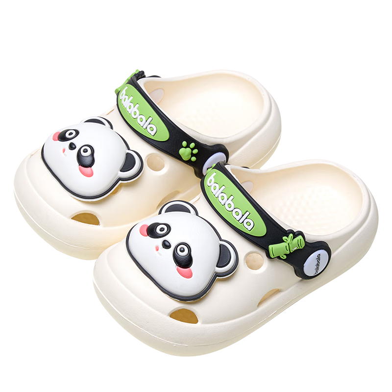 BALABALA Baby Sandals, Summer Cute Cartoon Home Slippers, Boys And Girls Closed-Toe Non-Slip Outdoor Beach Shoes for Childre