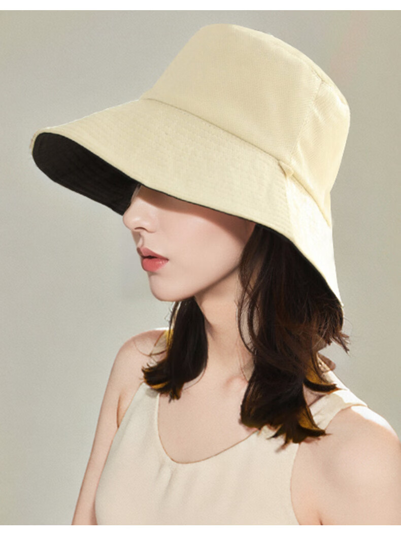 TUCANO Sun Protection Hat for Women, Summer Outdoor Sun Hat, Reversible Fisherman Hat, Face-Covering UV Protection Hat for Wome 9