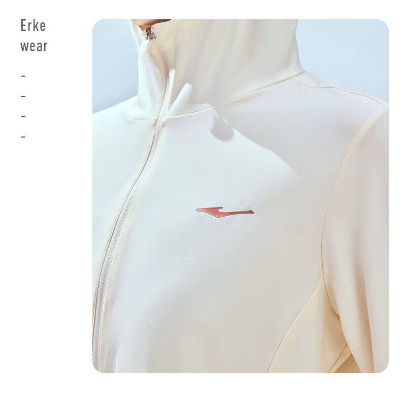 ERKE UPF100+ Sun Protection Jacket for Women, Summer Lightweight Coat, Cool-Feeling Quick-Dry Sports Outerwear 5