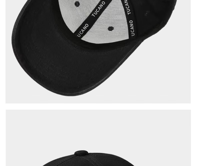 TUCANO Baseball Cap for Men And Women with Large Brim, Sun Protection Hat for Outdoor Sports And Fishing, Face-Slimming Sun Hat 25