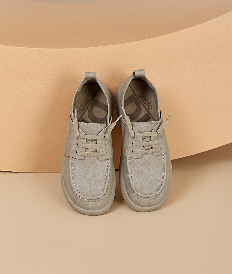 Dusto Thick-Soled Loafers for Women, 2026 New Spring Style, Flat Soft-Soled Deep-Mouthed Shoes, Birkenstock-Style Shoes, Kangaroo Shoes 14