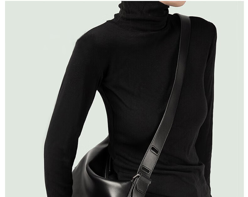 Aiqinghai Leather Handbag, Women's Shoulder Crossbody Bag, Underarm Bag, Fashionable And Stylish, Practical Birthday Mother's Day Gift for Mom 1