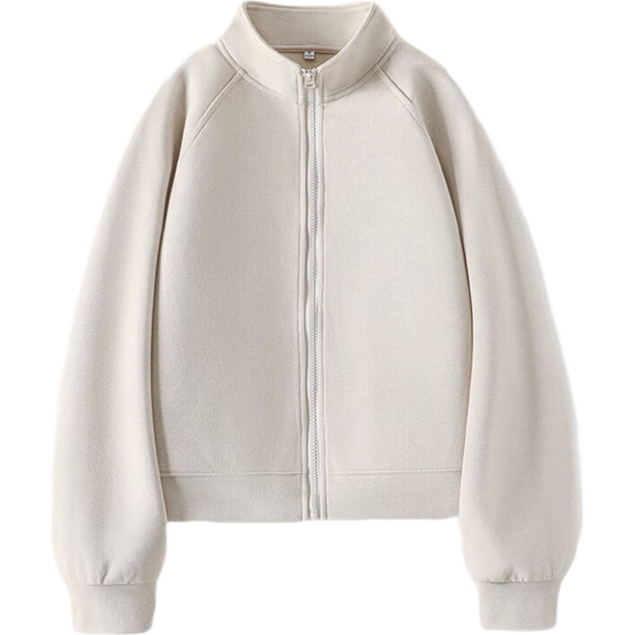 Baleno Starry Sky Cotton Stand-Collar Jacket for Women, 2026 Early Autumn New Style Women's Cardigan Sweatshirt, Sports Walking Running Short Top