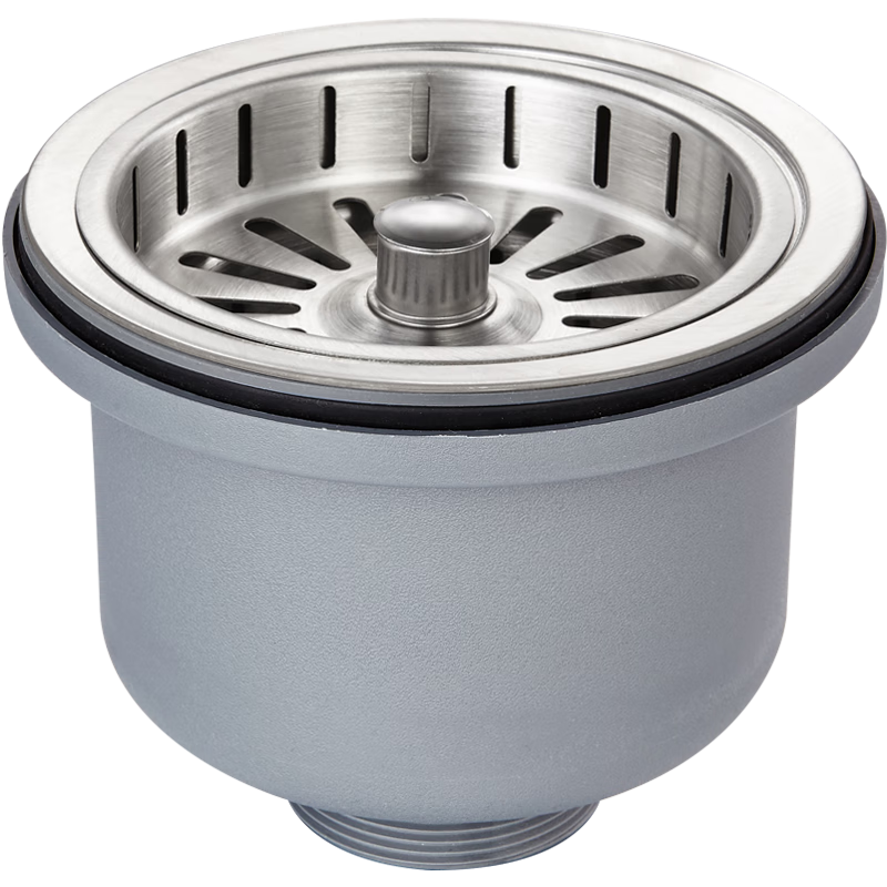 Submarine CCQ50-140 Stainless Steel Sink Strainer Basket, Kitchen Sink Drain Accessories, Vegetable Washing Basin Strainer, Sink Filter Mesh