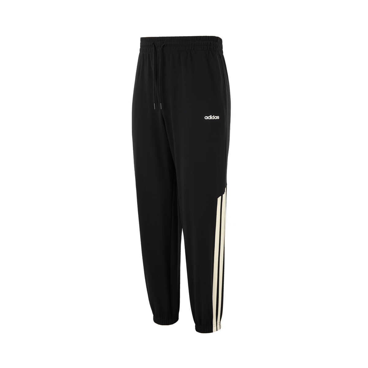 Adidas Autumn Fashion Trendy Black Versatile Comfortable Three-Stripe Men's Casual Pants Size M 9