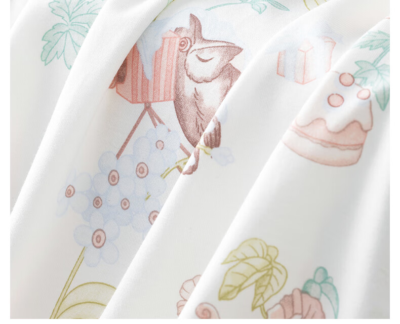 Beitaisi Children's Pajamas, Summer New Style Breathable, Thin Boys' Clothing, Girls' Short-Sleeve Youkesi Home Wear Set 4