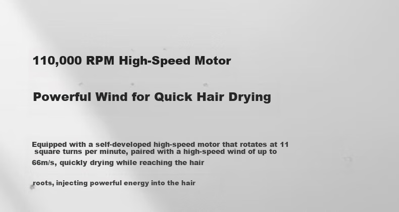 FLYCO FH6370 Space Gray High-Power Home Hair Dryer, High-Speed Ionic Hair Care, Quick Drying, Portable, Low Noise, Dormitory Use 5