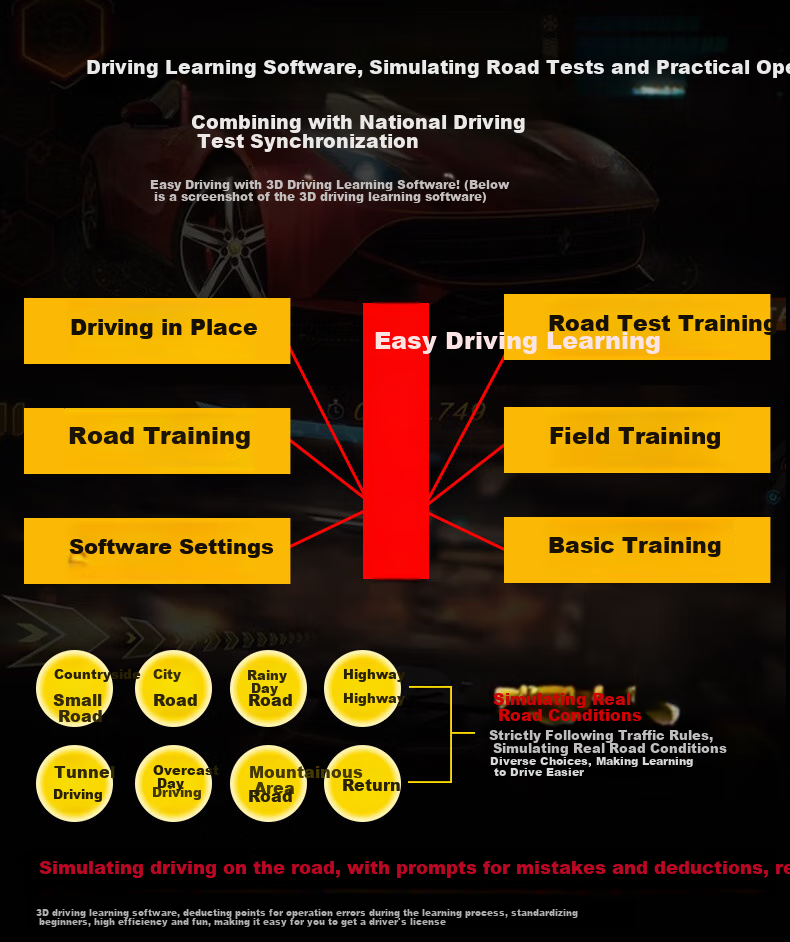 KETENG F10Pro Steering Wheel, 1080-Degree Racing Simulator, PC Computer Simulation Driving Game, Steering Wheel for Euro Truck Simulator 5, Dusty Magic, Cosmo Driving School 13