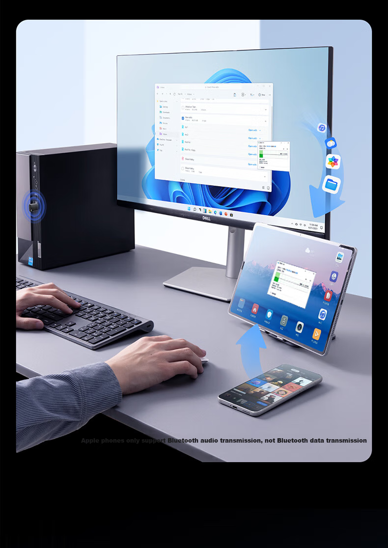 Baseus USB Bluetooth Adapter 5.4 Transmitter And Receiver for Universal Desktop Laptops, Connecting to Wireless Bluetooth Headphones, Speakers, Mouse, And Keyboard 9