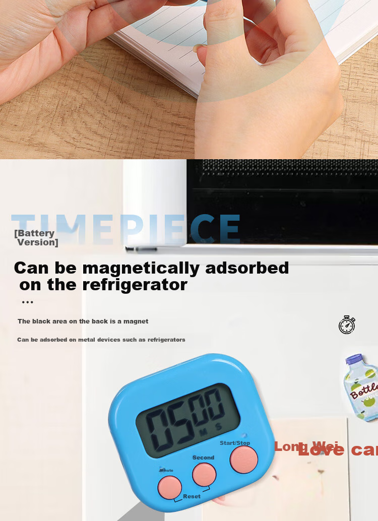 TaTanice Elementary School Timer, Study Time Management, Large LED Display, Magnetic Stand And Place, Parental One-Key Setting, Learning Focus, Children's Homework Countdown Timer 4