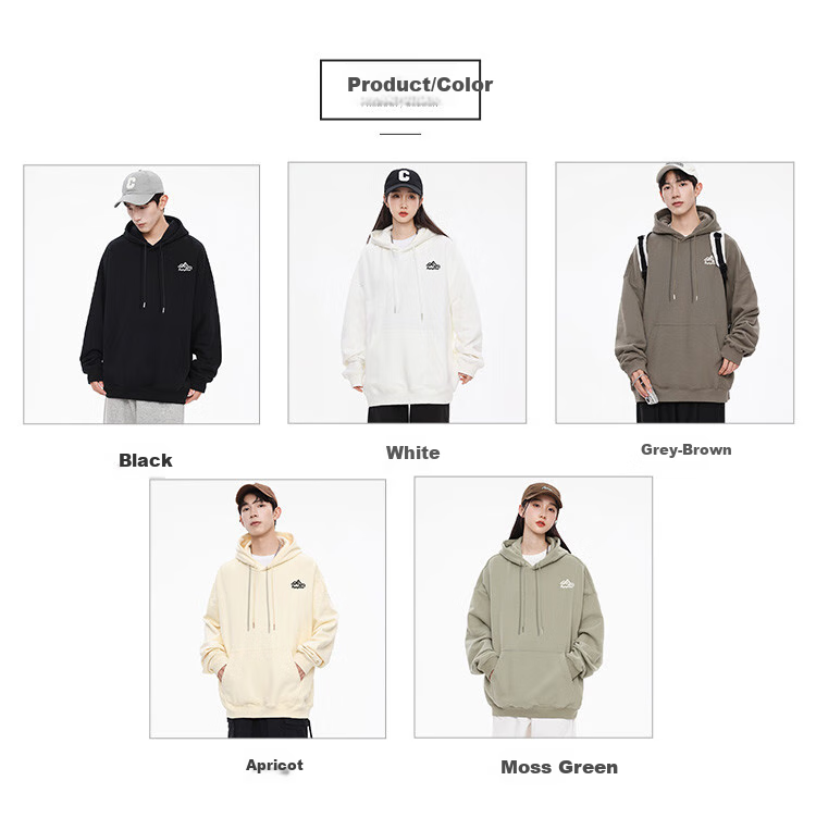 MMOPTOP Trendy Printed Sweatshirt for Men, Spring And Autumn American Style Loose Comfortable Casual Top MMWY01 Black M 2