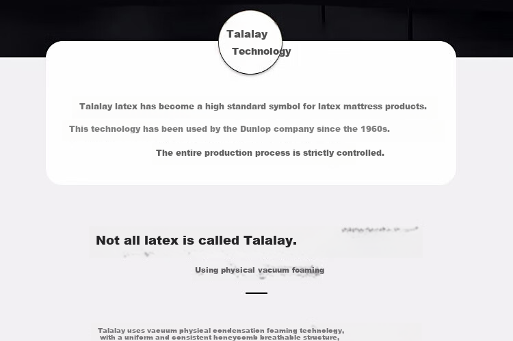 Dunlopillo , Imported from The Netherlands, Tralair Technology Latex Mattress for 1.8m Bed / 5cm Thick Kaiyue Selectio 5