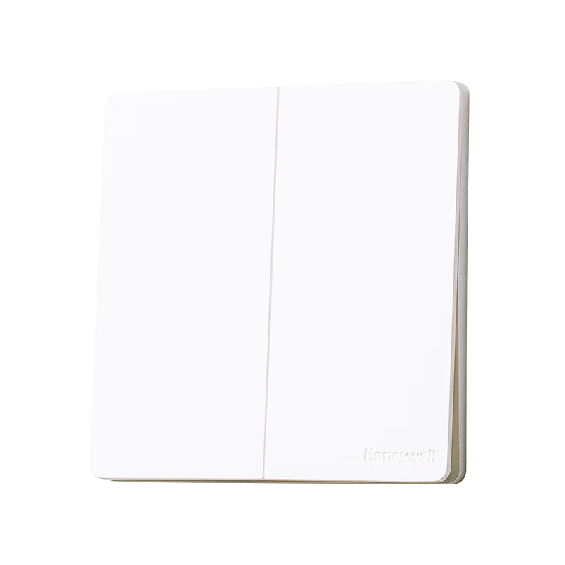 Honeywell Ultra-Thin Frameless Switch Socket Panel Matte Skin-Friendly 86 Type Two-Gang Double Control Ruiyi T3 White Cream Style