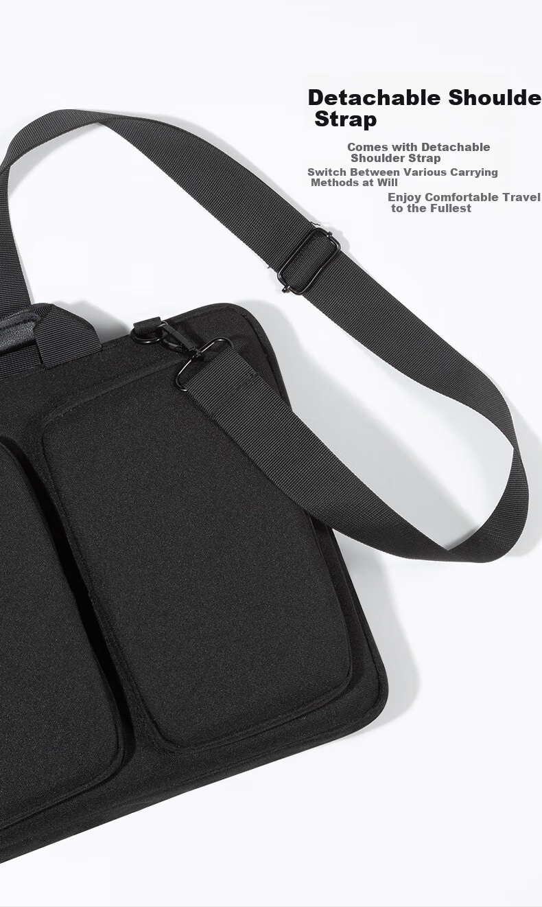 WOMT Inkless Laptop Bag, Handheld, Suitable for 13/14-Inch Laptops, Compatible with Apple, Huawei MateBook, Lenovo Xiaoxin, HP, ASUS, Xiaomi, Business Briefcase for Men And Wome 6