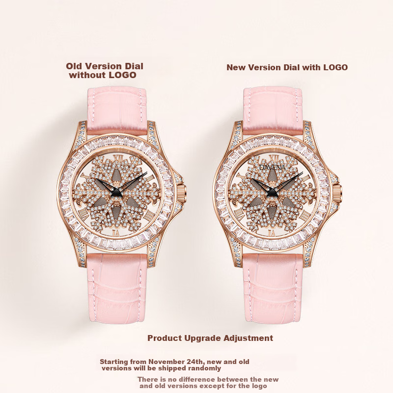 Davena Tiweina Shilaiyun Snowflake Goddess Watch, Ladies' Luxury Wristwatch, Birthday Gift for Girlfriend