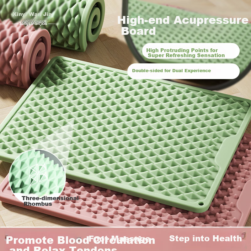Xinyiwanjia Soft Silicone Pressure Plate, Ultra-Slow Running Pad, Foot Massage Mat, Insole Running Pad, Indoor Arch Support, Thick Toe Pressure Plate, Foot Pad