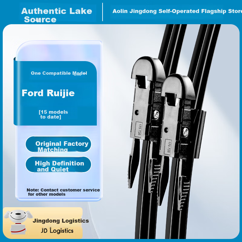 Aolin Boneless Wiper Blade for Ford Edge [2015 to Present], Original Size Windshield Wiper with A-Grade Rubber Strip