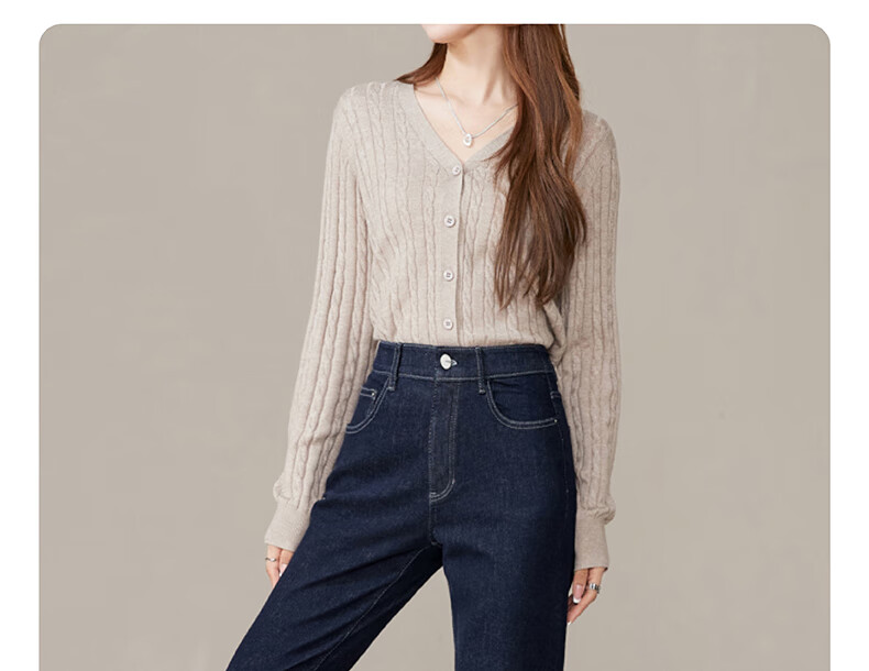ESE-Y Spring 2025 New Slim-Fit Straight-Leg Pants, Dark Blue Denim Jeans for Women, Black, Size 26 15