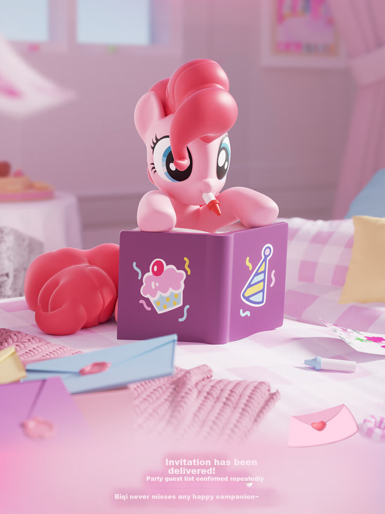 Funism My Little Pony Party Time Blind Box Toy, Desktop Decoration, Girl's Birthday Gift, End Box 6