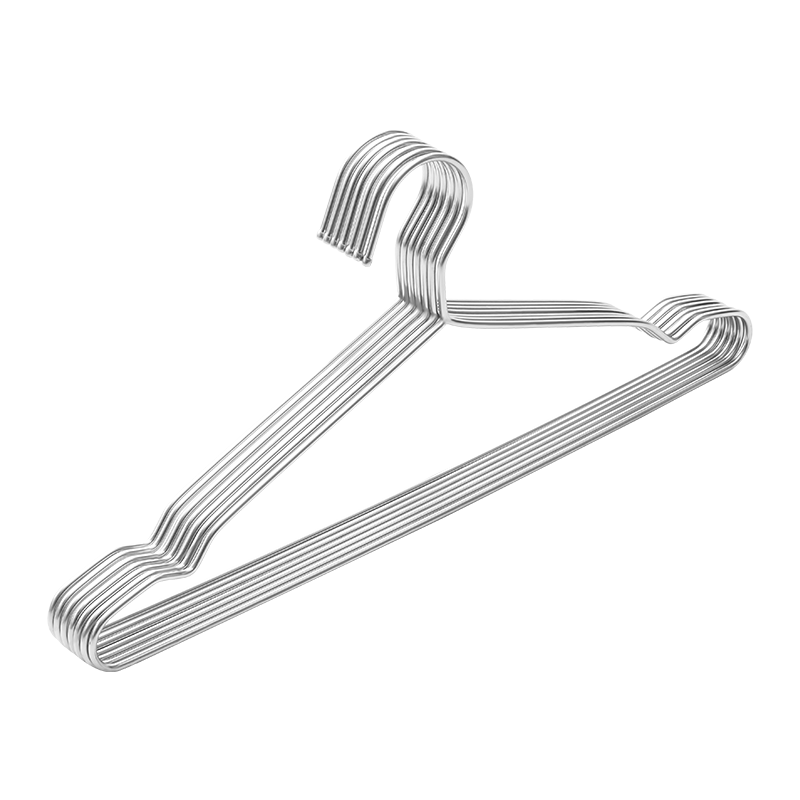 JD Original Seamless Hangers, Solid Stainless Steel Drying Rack, Non-Marking Clothes Hanger, Thickened Adult Style, 20 Pieces