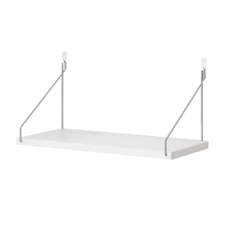 Anerya Wall-Mounted Storage Rack, No Drilling Required, Wall-Hanging Kitchen Shelf, Wooden Board Bookshelf, Storage Organizer, 90cm