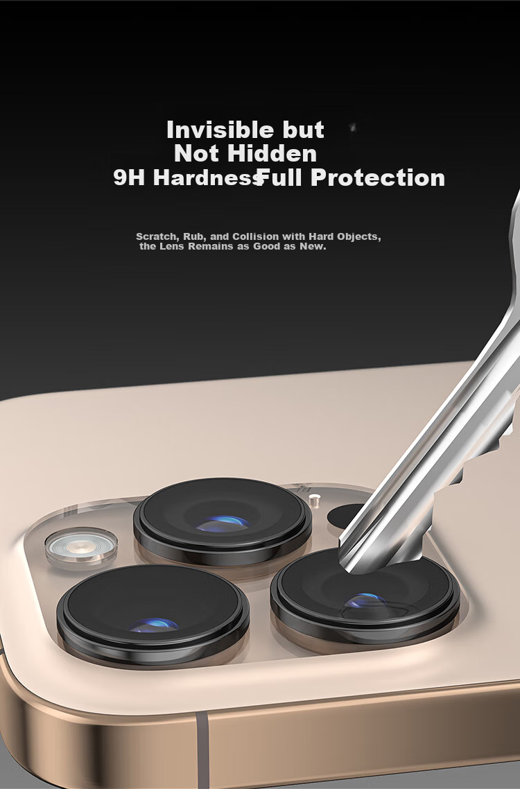 BELKIN Lens Protector for Apple IPhone 15 Pro/15 Pro Max, Camera Protection Film, HD Anti-Scratch Independent Lens Cover, Compatible with All Cases 6