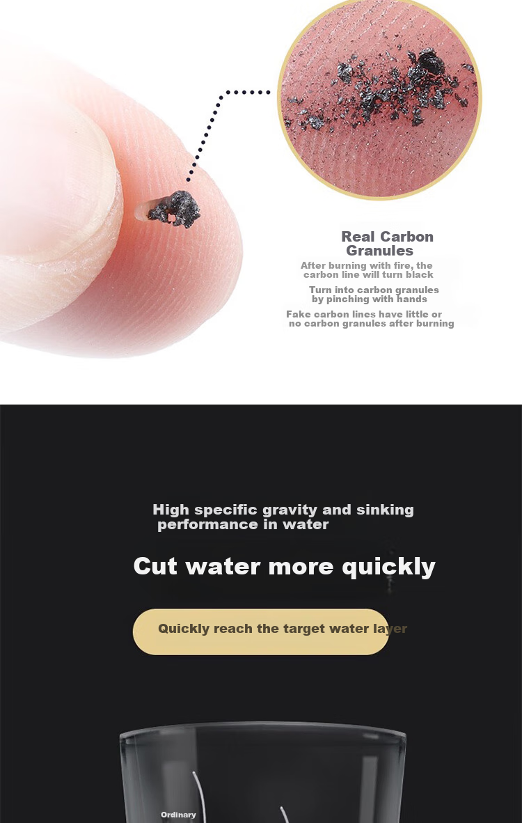 HISTAR Carbon Fiber Lure Leader Line, Size 3, 100 Meters, Transparent Pink 5
