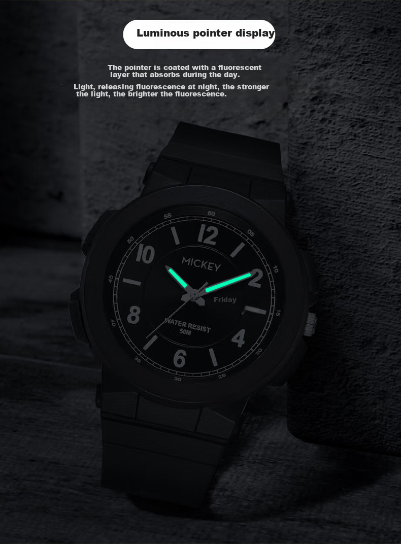 Disney Student Watch, Simple Waterproof Quartz Watch, for Teenagers in Middle And High School, Exam Watch, Back-To Gift for Students 5