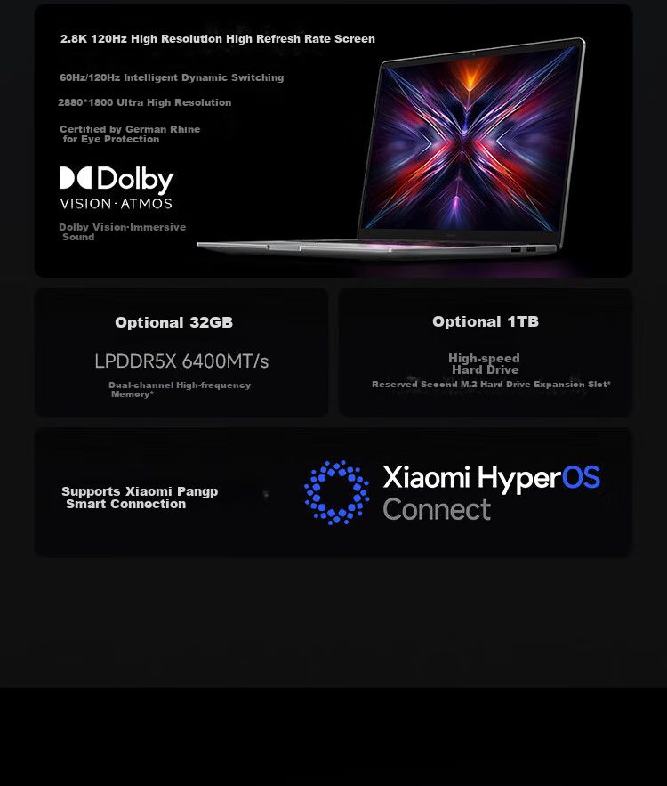 MI Notebook, Redmi REDMI Book 14 2025 Thin And Light Laptop, High-Performance Intel Core 5-220H, Office Laptop 2