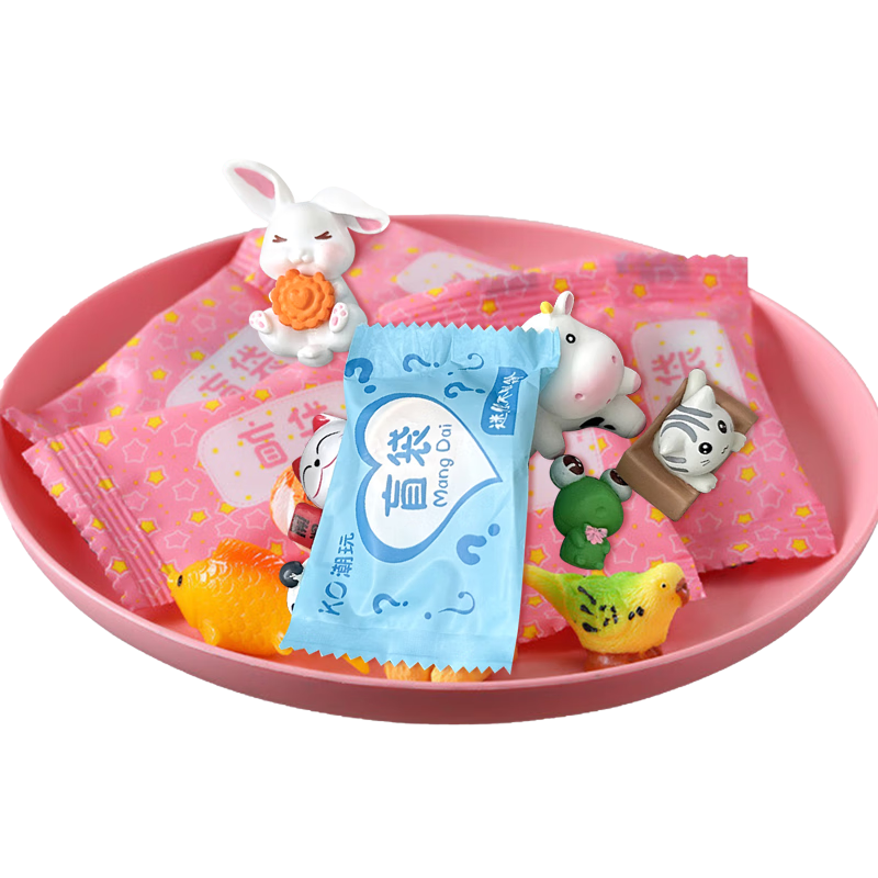 Bailishuang Miniature Food Toy Blind Box, Realistic Food Models, 60 Pieces, Pretend Play Children's Toys, Decorations, Birthday Gifts