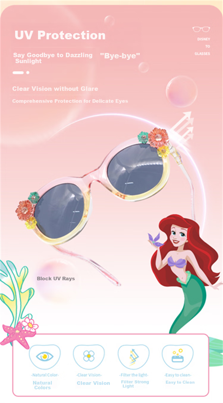 Disney Children's Sunglasses for Boys And Girls, Baby UV Protection Fashionable Cute Sunglasses 2