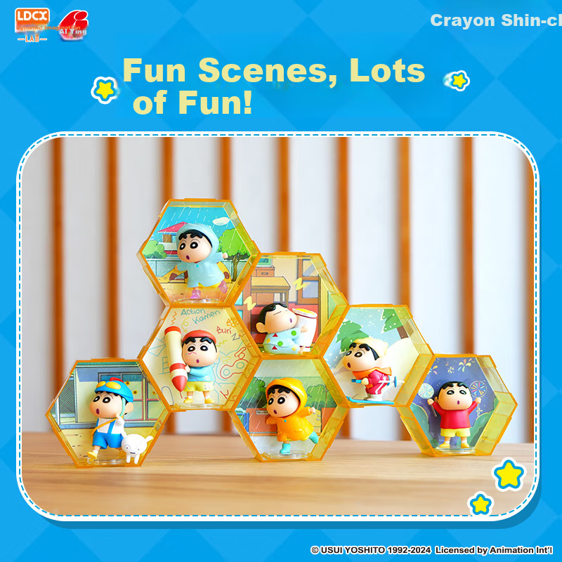 LDCX Crayon Shin-Chan Merchandise Toys for Boys And Girls, Figurines, Desktop Ornaments, Gift Boxes, Birthday And Christmas Presents
