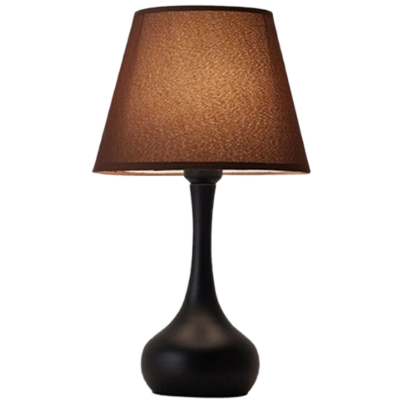 ZIDENG American Style Table Lamp Simple Modern Bedroom Bedside Cabinet Home Plug-in Decorative Ambient Light