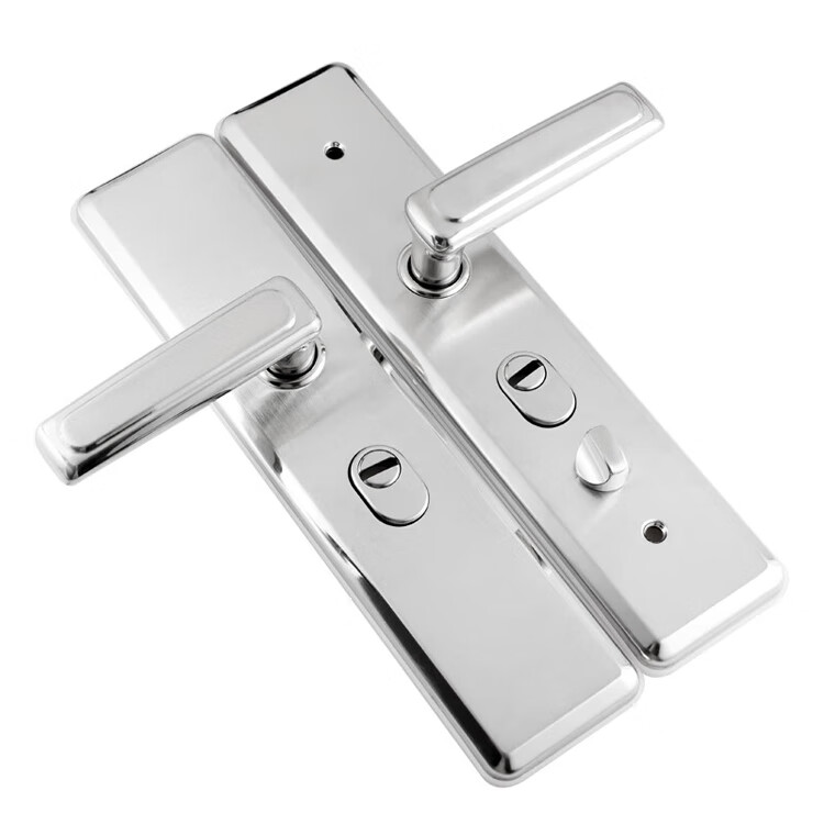 Aoben Anti-Theft Door Lock, Quick-Lock Handle for Entrance Doors W01 Steel - with 30*240 Lock Body (No Lock Cylinder), Installation Guide Included 11