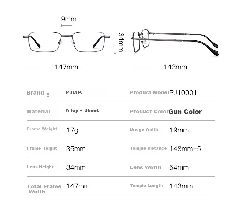 Pulais Reading Glasses for Men And Women, Japanese Import High-Definition Foldable Reading Glasses Authentic 10001 Gold 250 Degrees 21