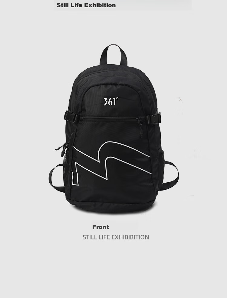 361° Outdoor Backpack for Men And Women, Lightweight Hiking Bag, Large Capacity Travel Backpack, Versatile Laptop Bag for Students, Black 13