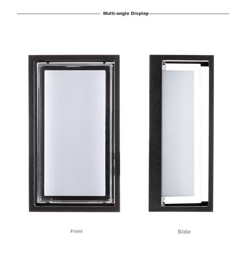 ZIDENG Solar Light Outdoor Waterproof Wall Lamp LED Aluminum Upper And Lower Illumination Villa Fence Landscape Lighting Fixture 8