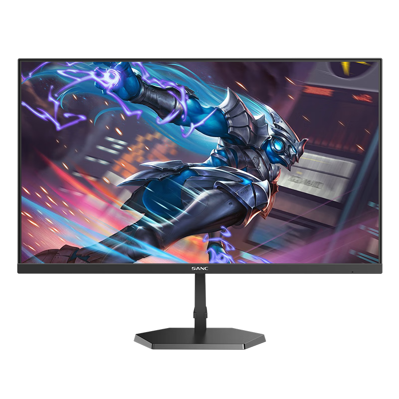 SANC Shengse 23.8-Inch 2K Native 180Hz FastIPS Monitor, Hardware Low Blue Light, Night Light Headphone Stand, Gaming Computer Screen G52E Max