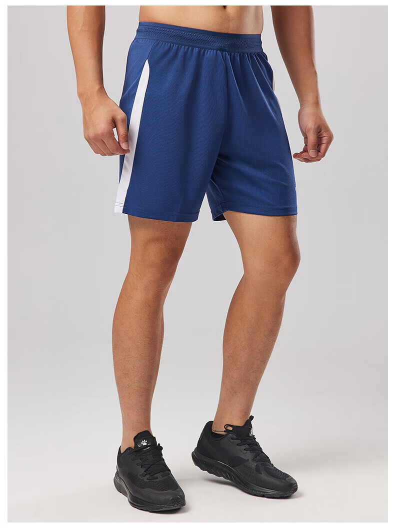 KELME Sports Shorts for Men, Summer Contrasting Color Professional Soccer Match Training Shorts, Black, 2XL 11