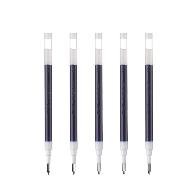 PILOT Juice Refill Pen Cartridge, Blue, 0.5mm, Retractable, Bullet Tip, Signature Pen, Calligraphy Pen, Ink Refill, Original Imported Stationery, LP2RF-8EF 5-Pack