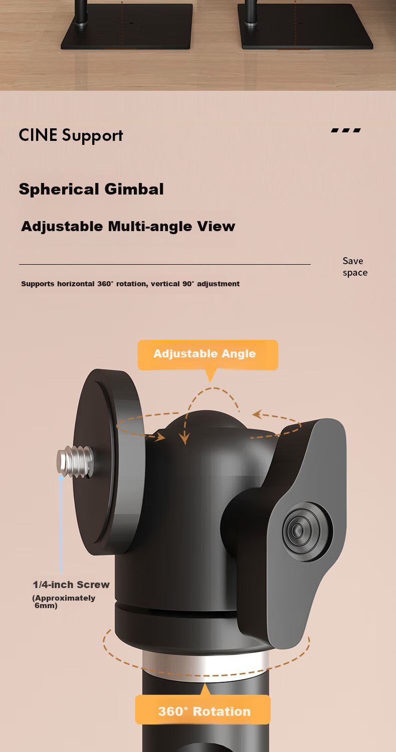 CINE Projector Stand, Floor-Standing, Wall-Mounted, Bedside, No Drilling Required, Suitable for XGIMI H3S, H6, Jianuo N3, N5, Dangbei X7, Hisense, Xiaomi, Xiaoming, Dayan Orange Projectors, PB20 3