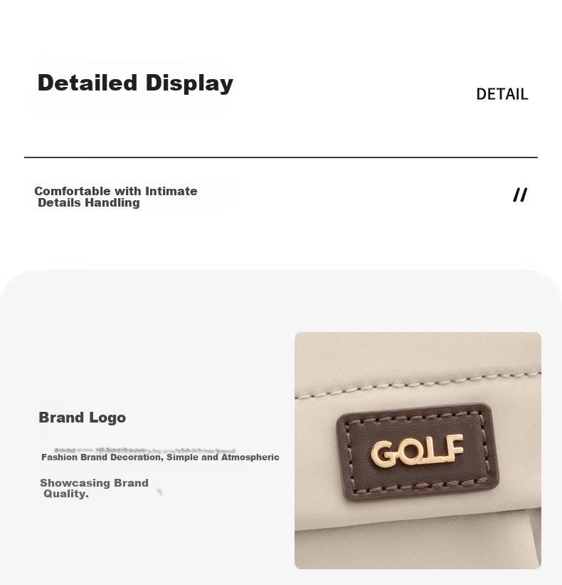 GOLF Women's Lightweight Large Capacity Canvas Shoulder Crossbody Bag Commuter Versatile Phone Bag Birthday Gift 15