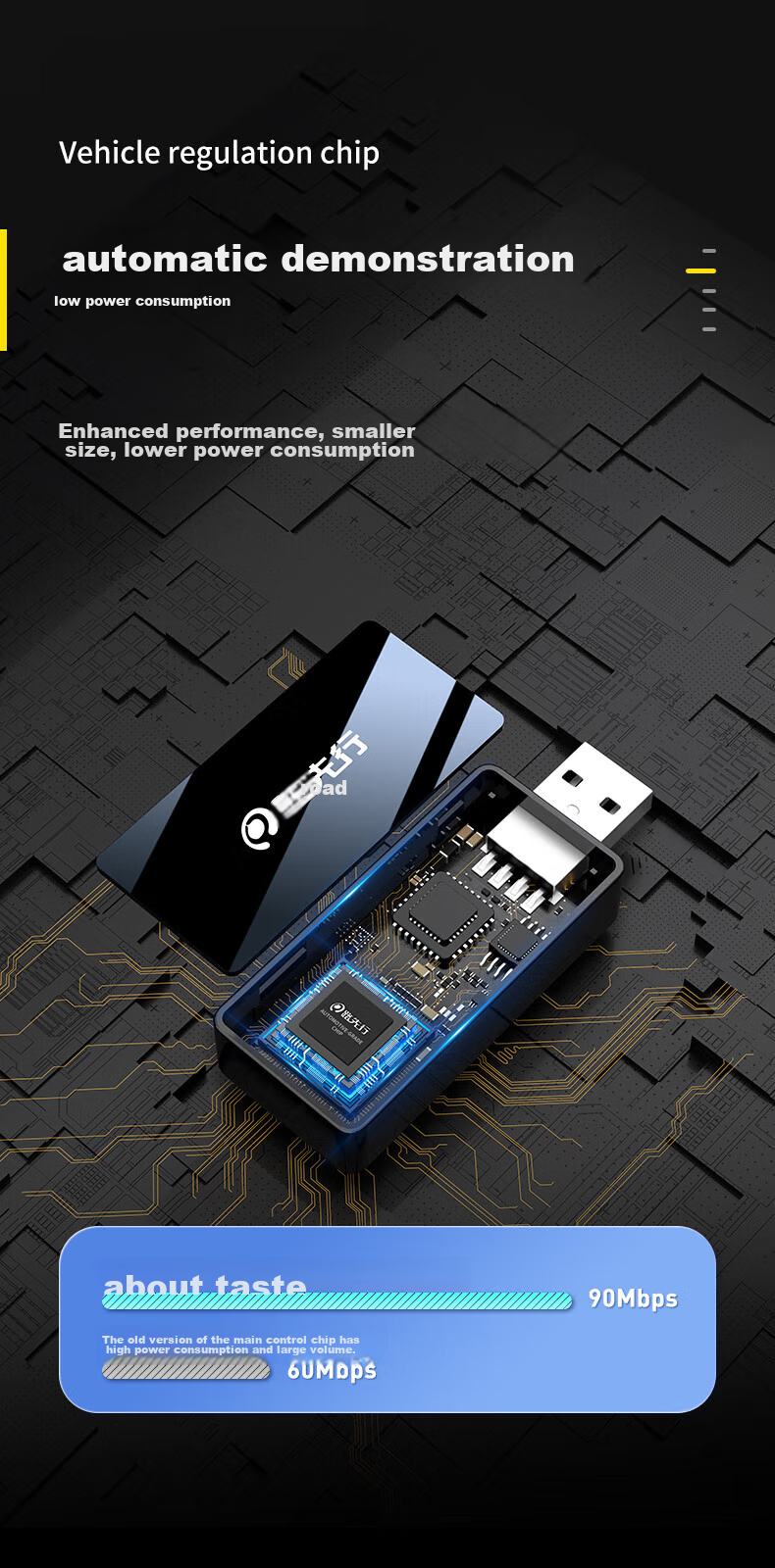 LU XIAN XING Wireless CarPlay Box Compatible with Mercedes-Benz, Audi, Volvo, Buick, Land Rover Smart In-Car Connectivity Box 10