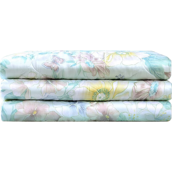 FUANNA Cool Touch Quilt, 60S Tencel Summer Comforter, Skin-Friendly, Machine Washable, Air Conditioning Quilt, Double Size Summer Blanket, 230x229cm