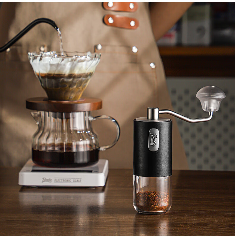 Bincoo Hand-Crank Coffee Grinder, Home Small Manual Coffee Mill, Pour-Over Manual Grinding Machine 2