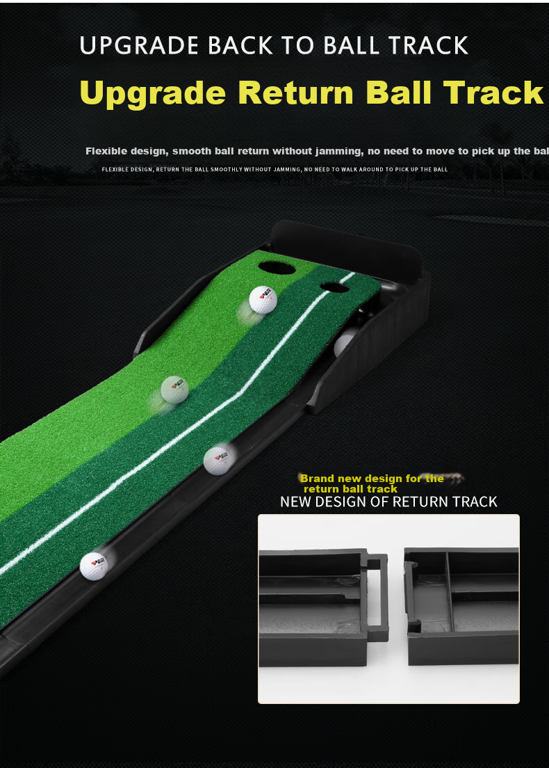 PGM Golf Putting Practice Device, Indoor Golf, Plastic Practice Device, Golf Accessories, Simulated Grass 3