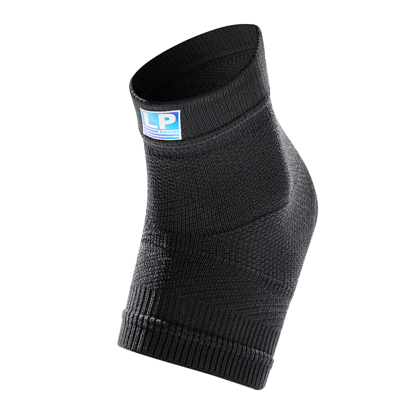 LP 1308CK Sports Ankle Brace, Outdoor Sports Warm Lightweight Breathable Ankle Joint Protector, Black, Two-Pack, Size L